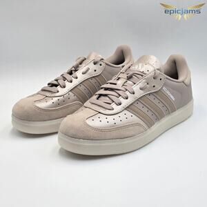 adidas Velosamba Leather Champagne Shoes Mens Size 8 IH5213 Met Cloud White New